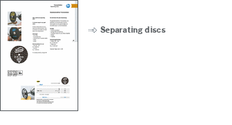 Separating discs 