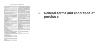 General terms and conditions of 
purchase 